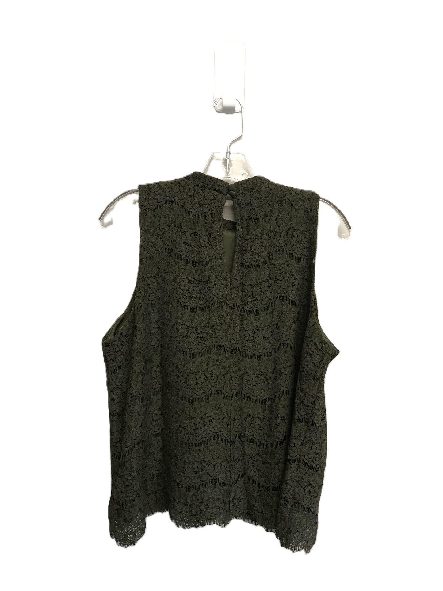 Green Top Sleeveless By New York And Co, Size: L