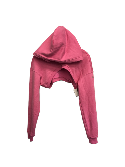 Pink Athletic Sweatshirt Hoodie By Alo, Size: Xs
