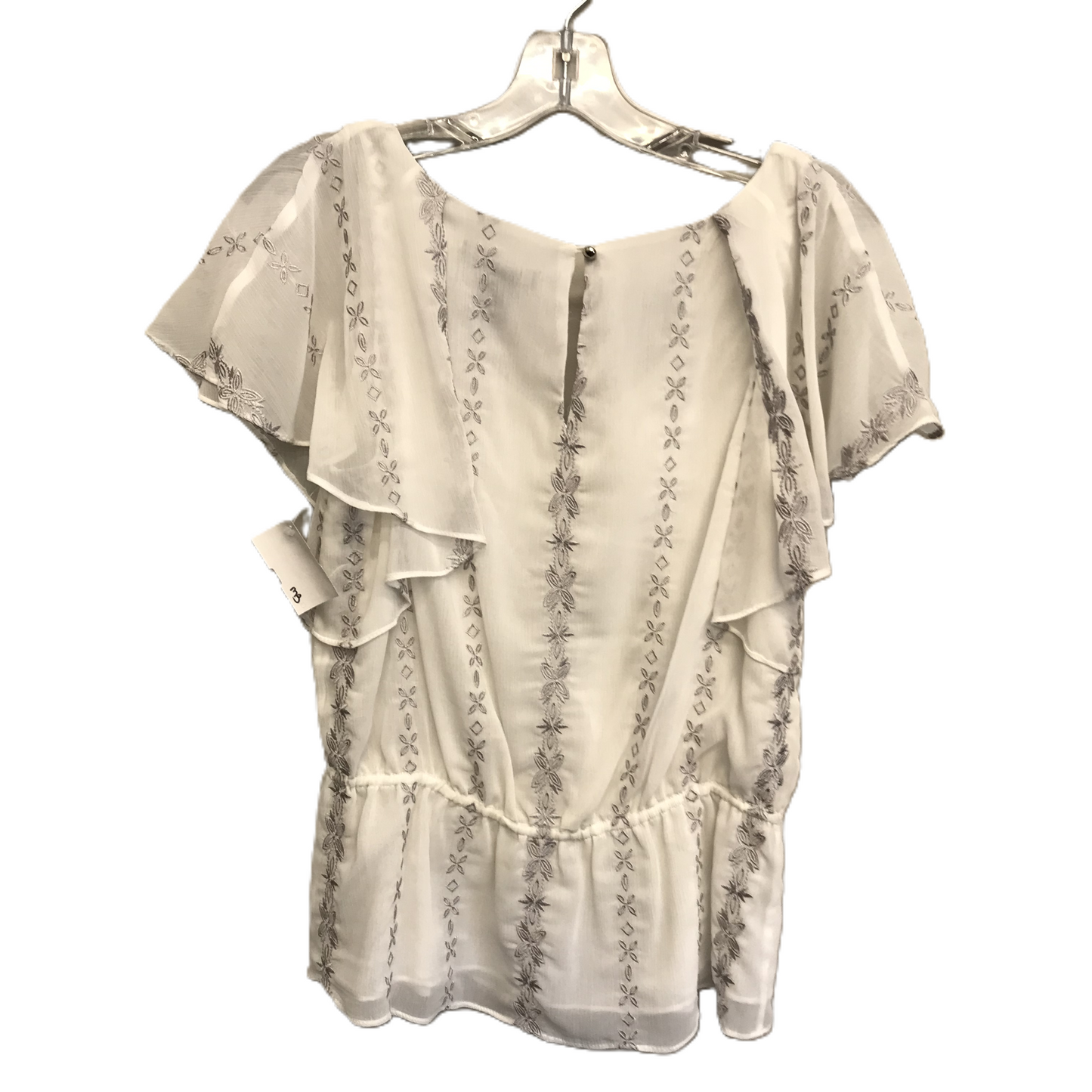 White Top Short Sleeve By White House Black Market, Size: S