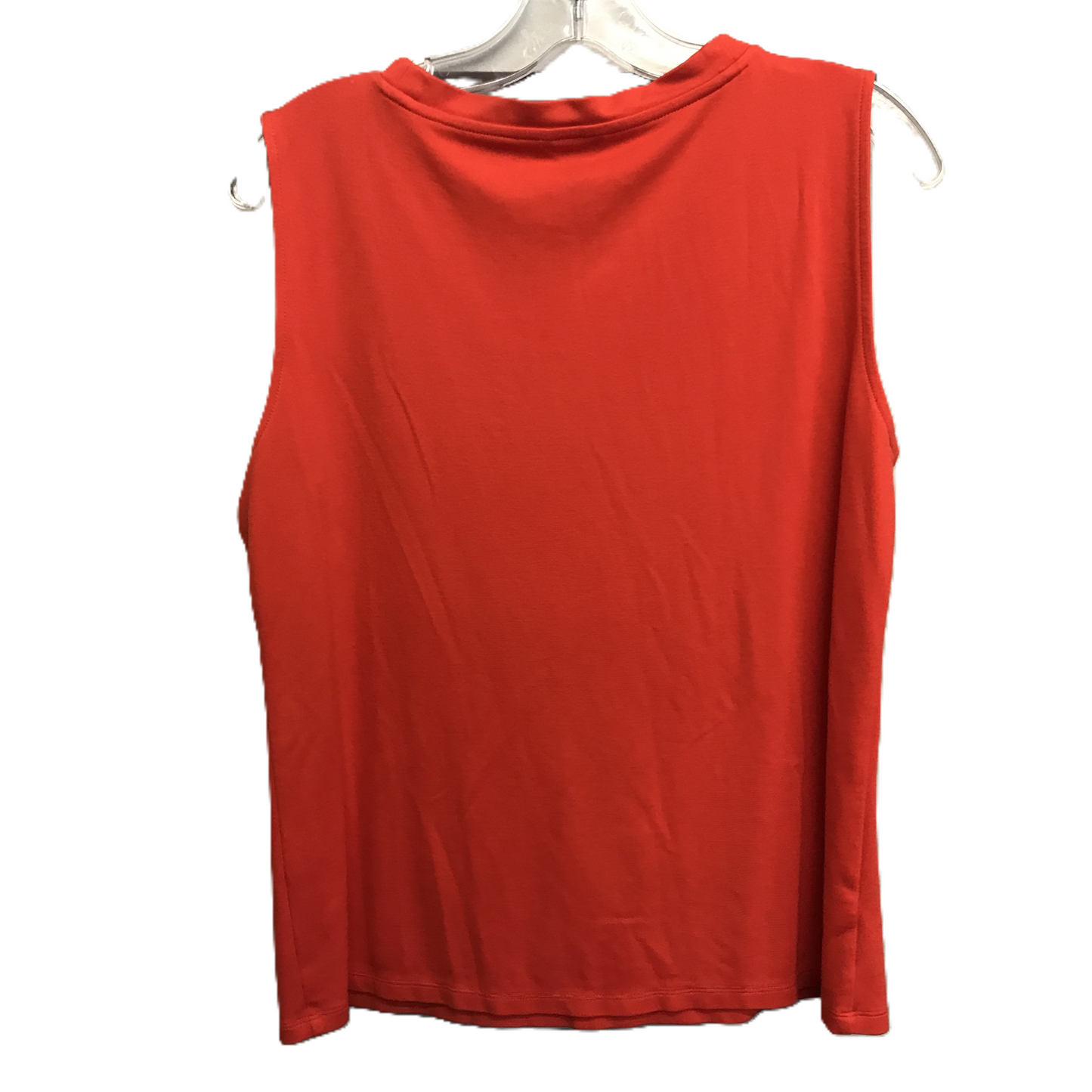 Red Top Sleeveless By Ann Taylor, Size: L