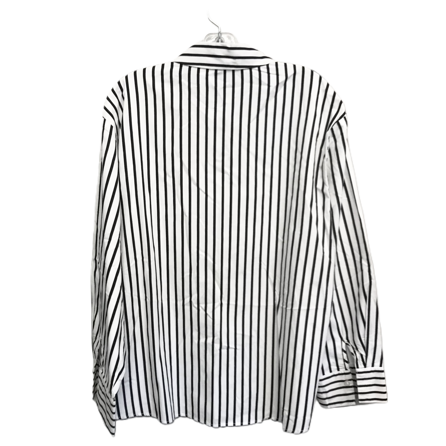 Top Long Sleeve By Divided In Striped Pattern, Size: L