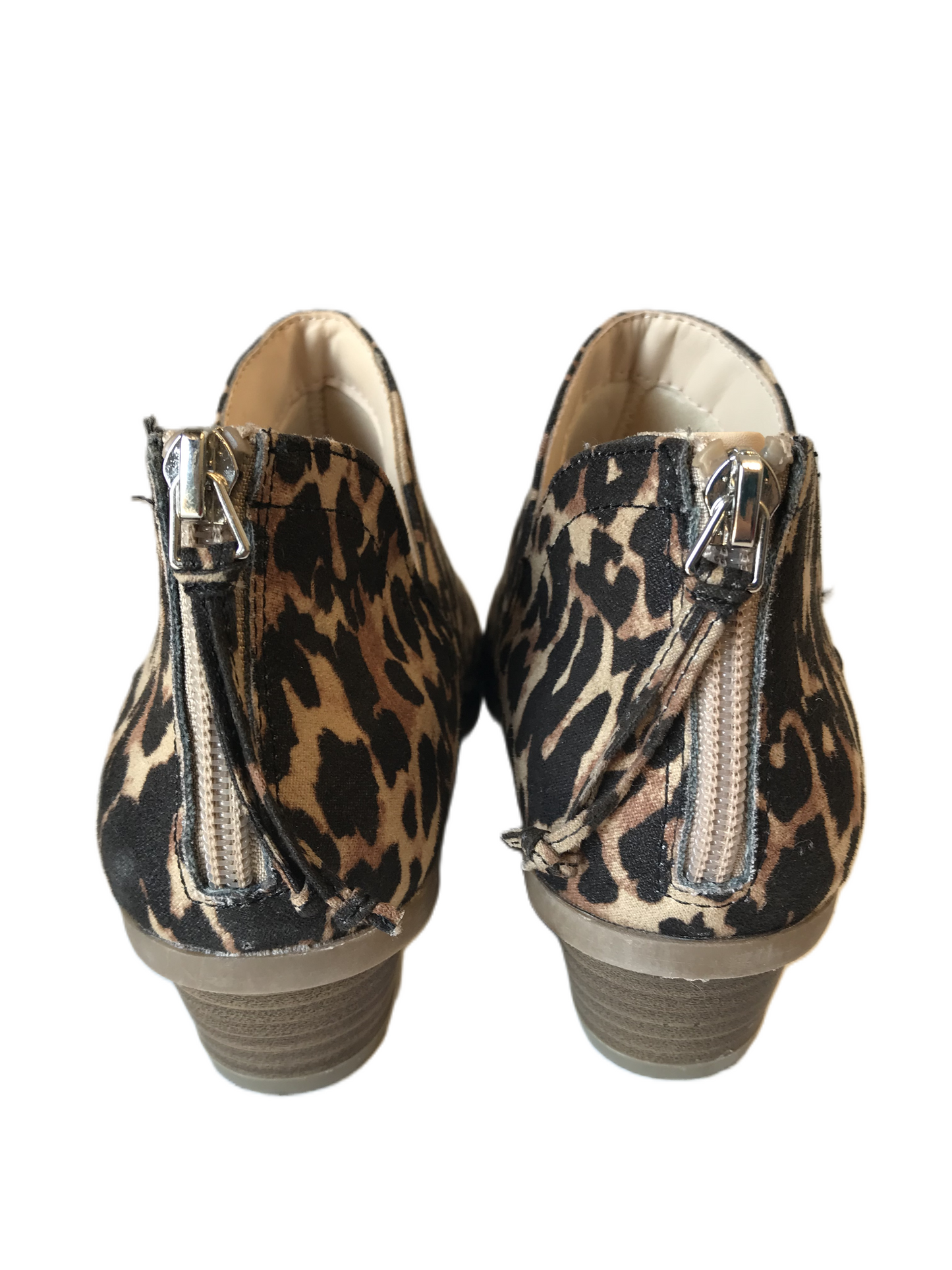 Animal Print Boots Ankle Flats By Kenneth Cole, Size: 6.5