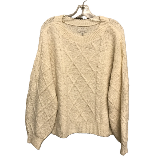 Ivory Sweater By Lucky Brand, Size: L