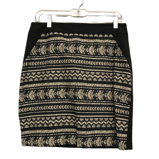 Skirt Mini & Short By Karen Kane In Black & Cream, Size: 4