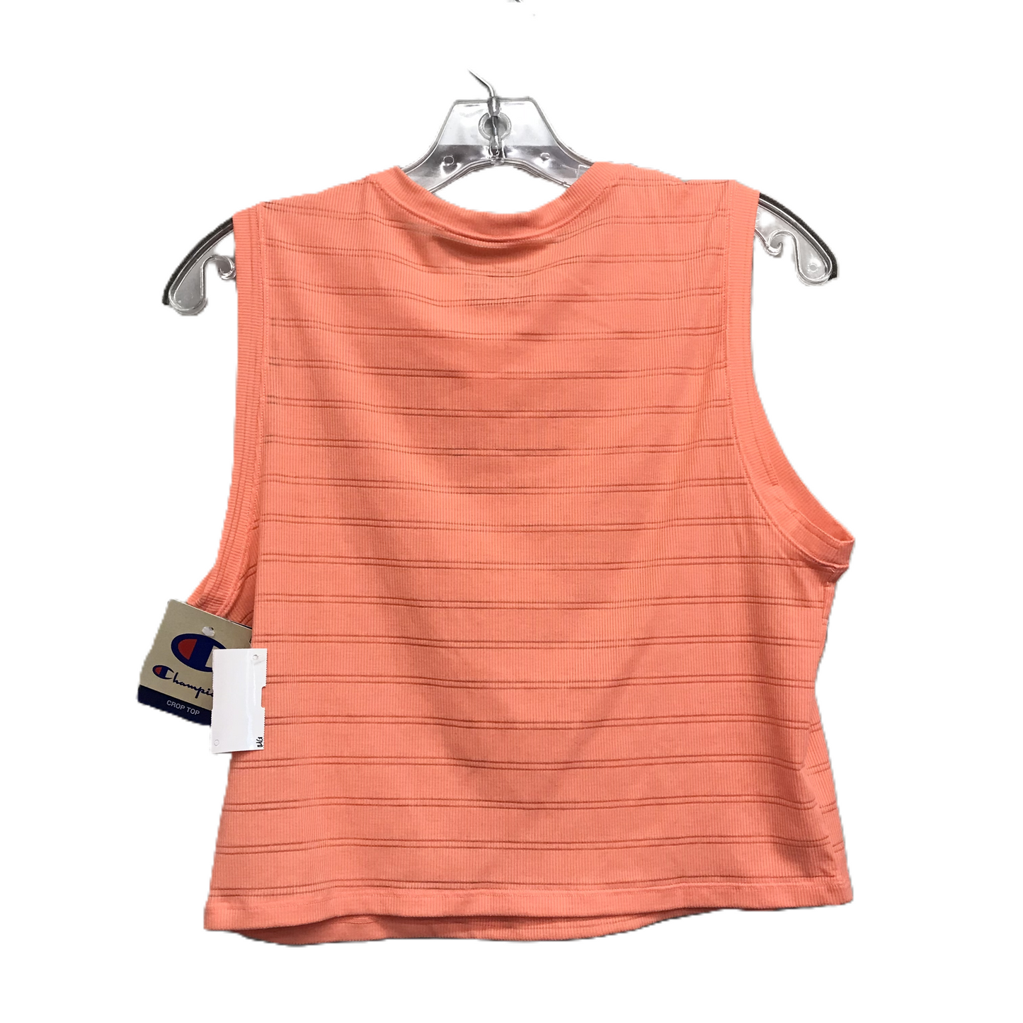 Athletic Tank Top By Champion In Orange, Size: L