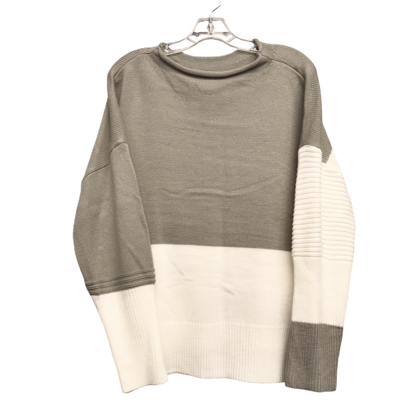 Sweater By Shein In Green & Tan, Size: 1x