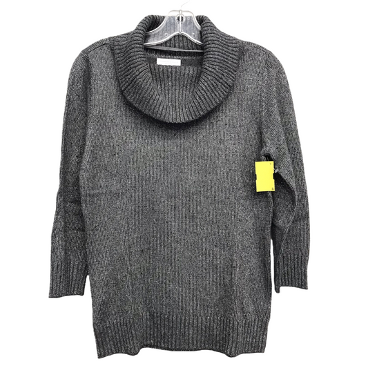 Sweater By Charter Club In Grey, Size: Sp