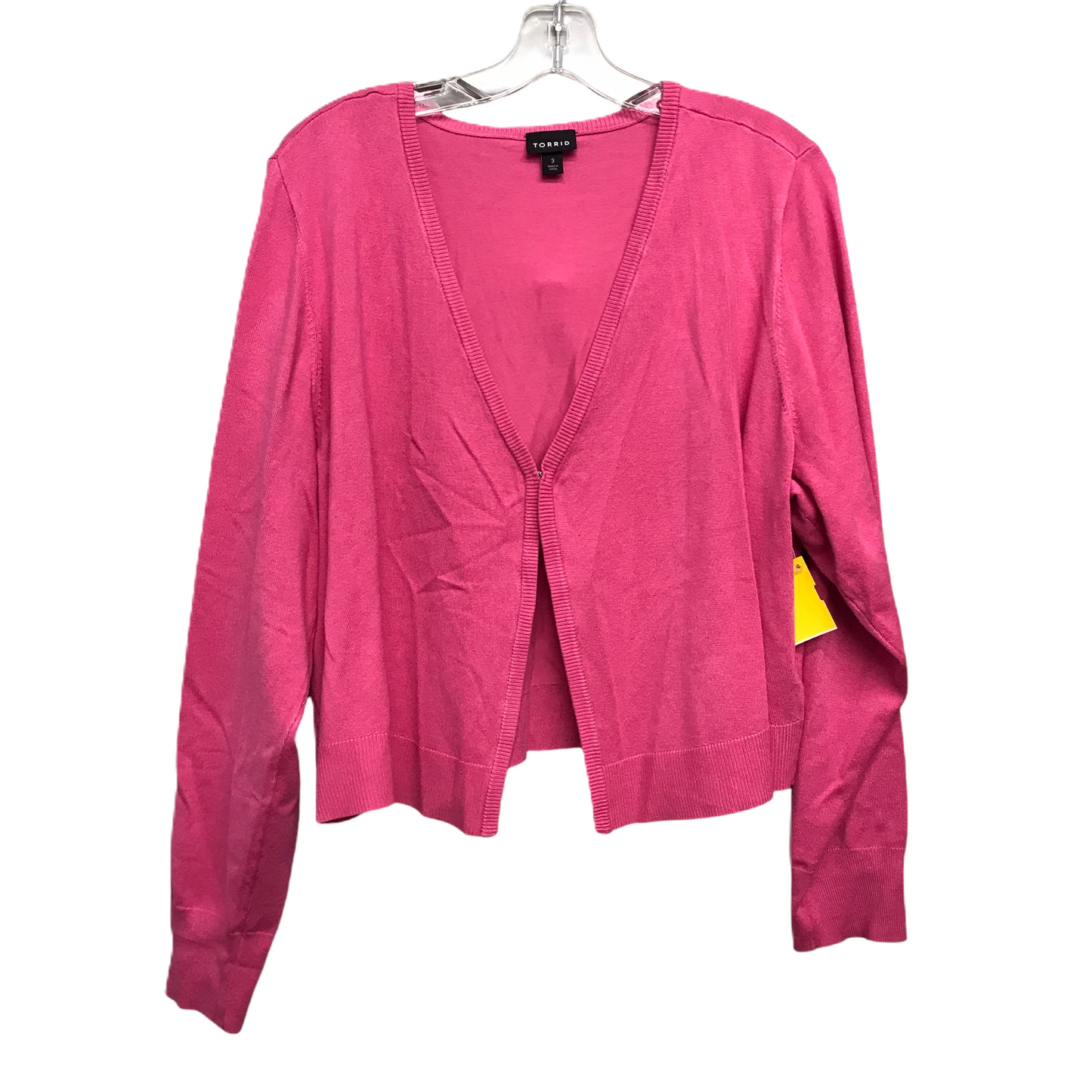 Cardigan By Torrid In Pink, Size: 3x