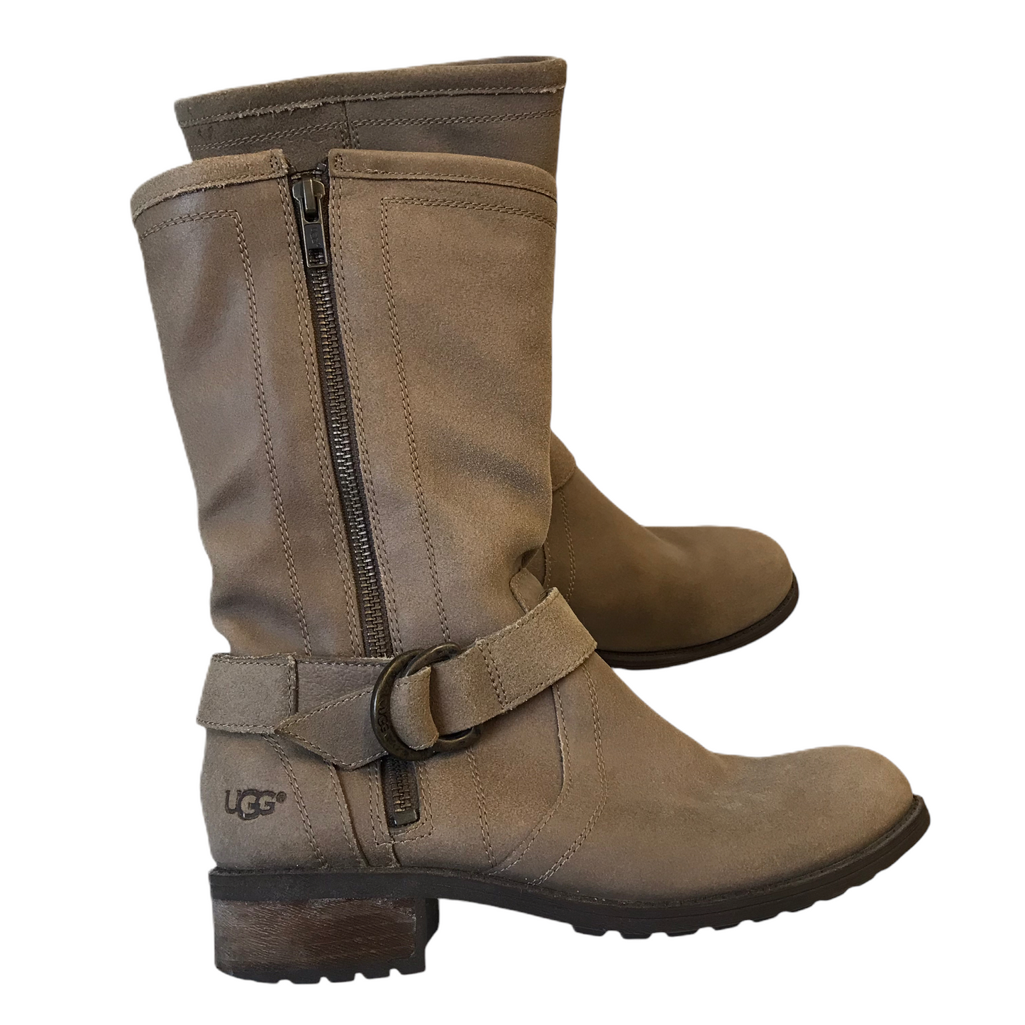 Boots Designer By Ugg In Tan, Size: 7