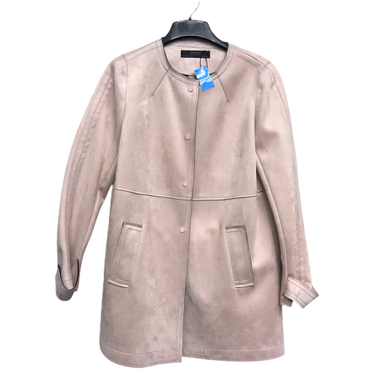 Coat Other By Zara Basic In Pink, Size: Xl