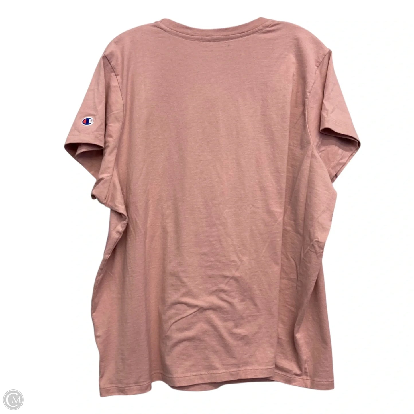 Athletic Top Short Sleeve By Champion In Mauve, Size: 3x