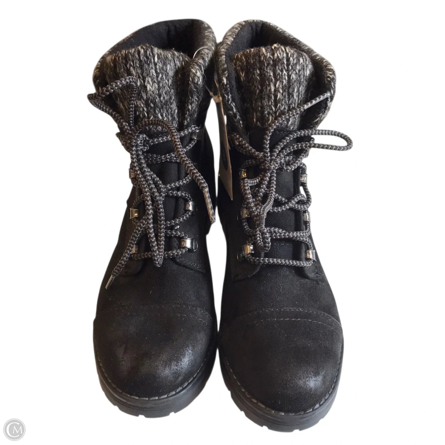 Boots Ankle Flats By Universal Thread In Black, Size: 8