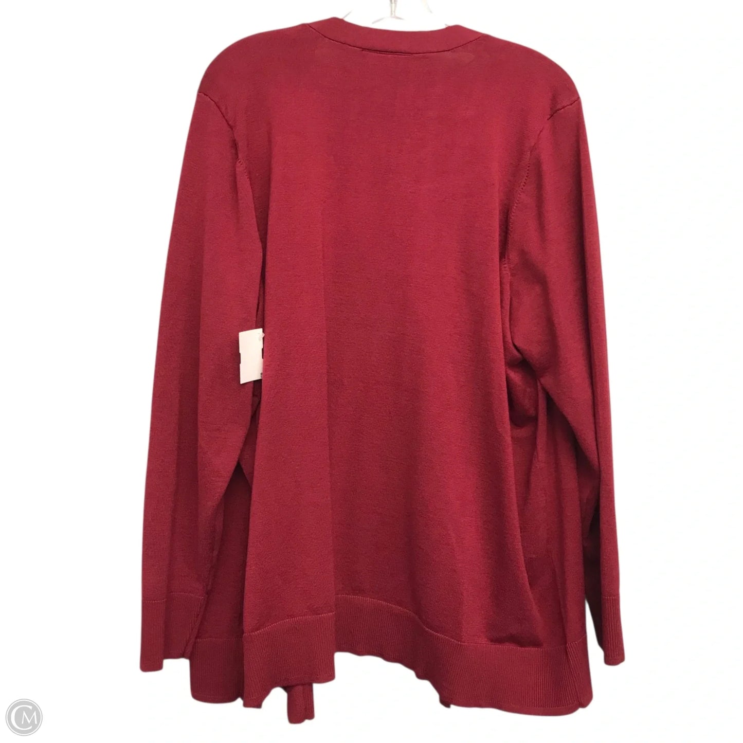 Cardigan By Lane Bryant In Red, Size: 3x
