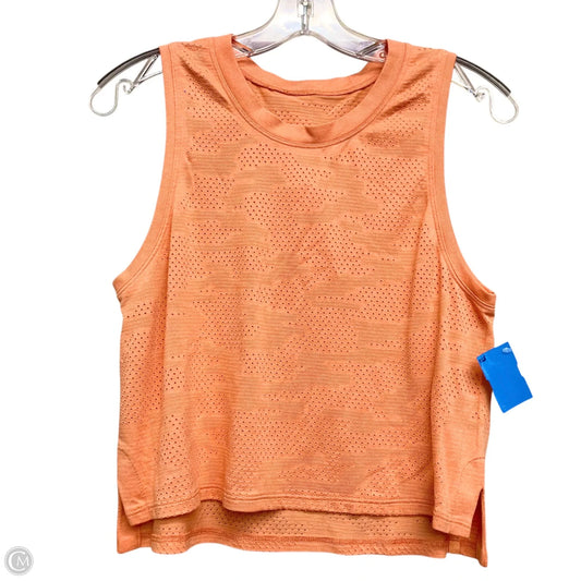 Athletic Tank Top By Lululemon In Orange, Size: S