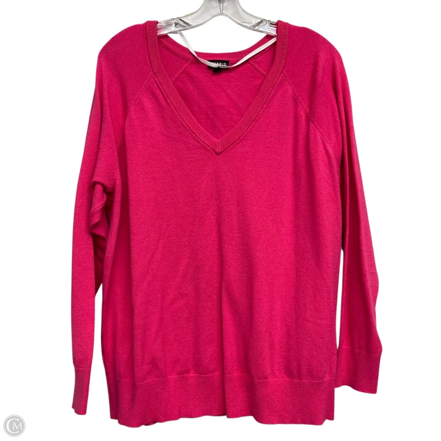 Sweater By Torrid In Pink, Size: 2x