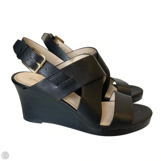 Shoes Heels Wedge By Cole-haan In Black, Size: 5