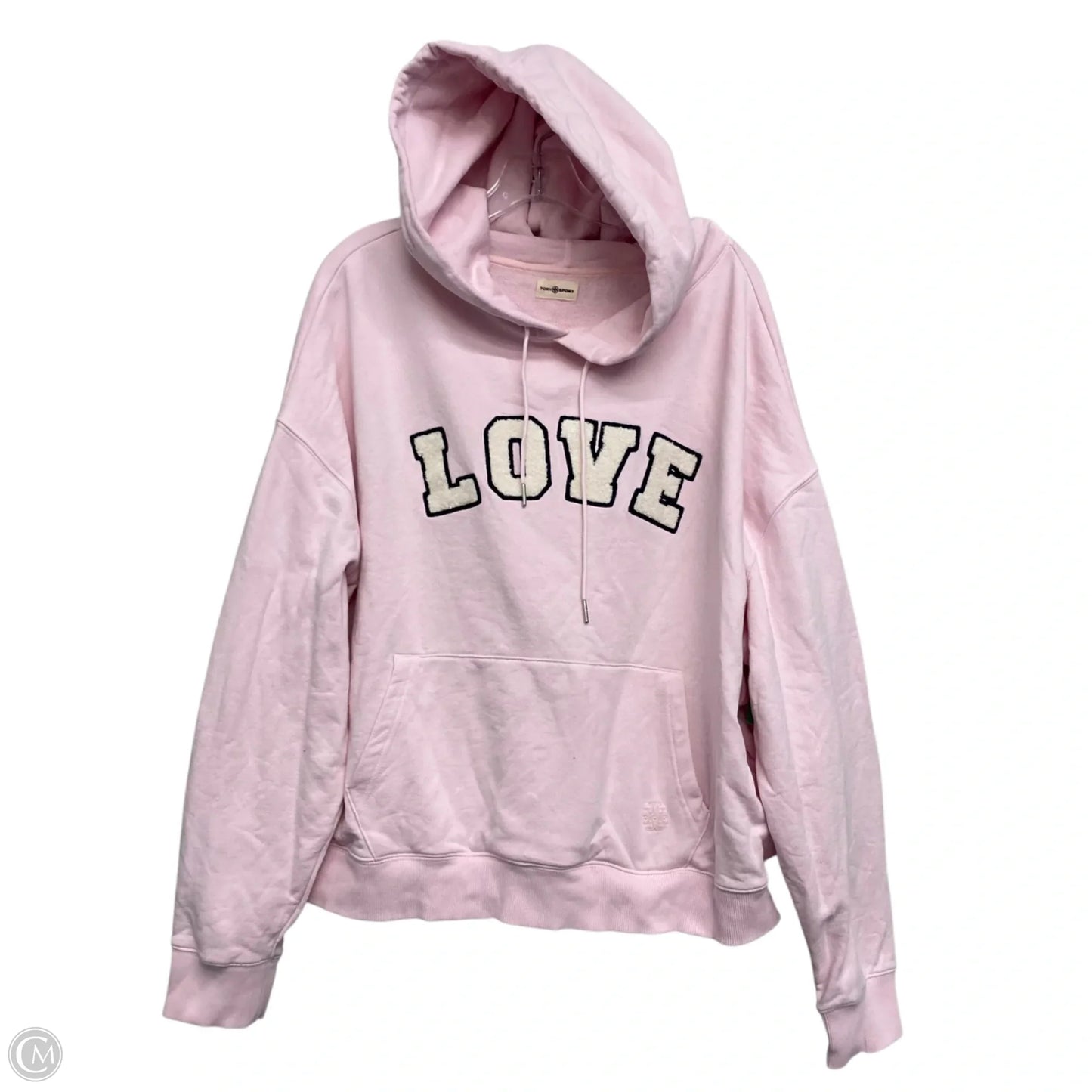 Sweatshirt Designer By Tory Burch In Pink, Size: Xl