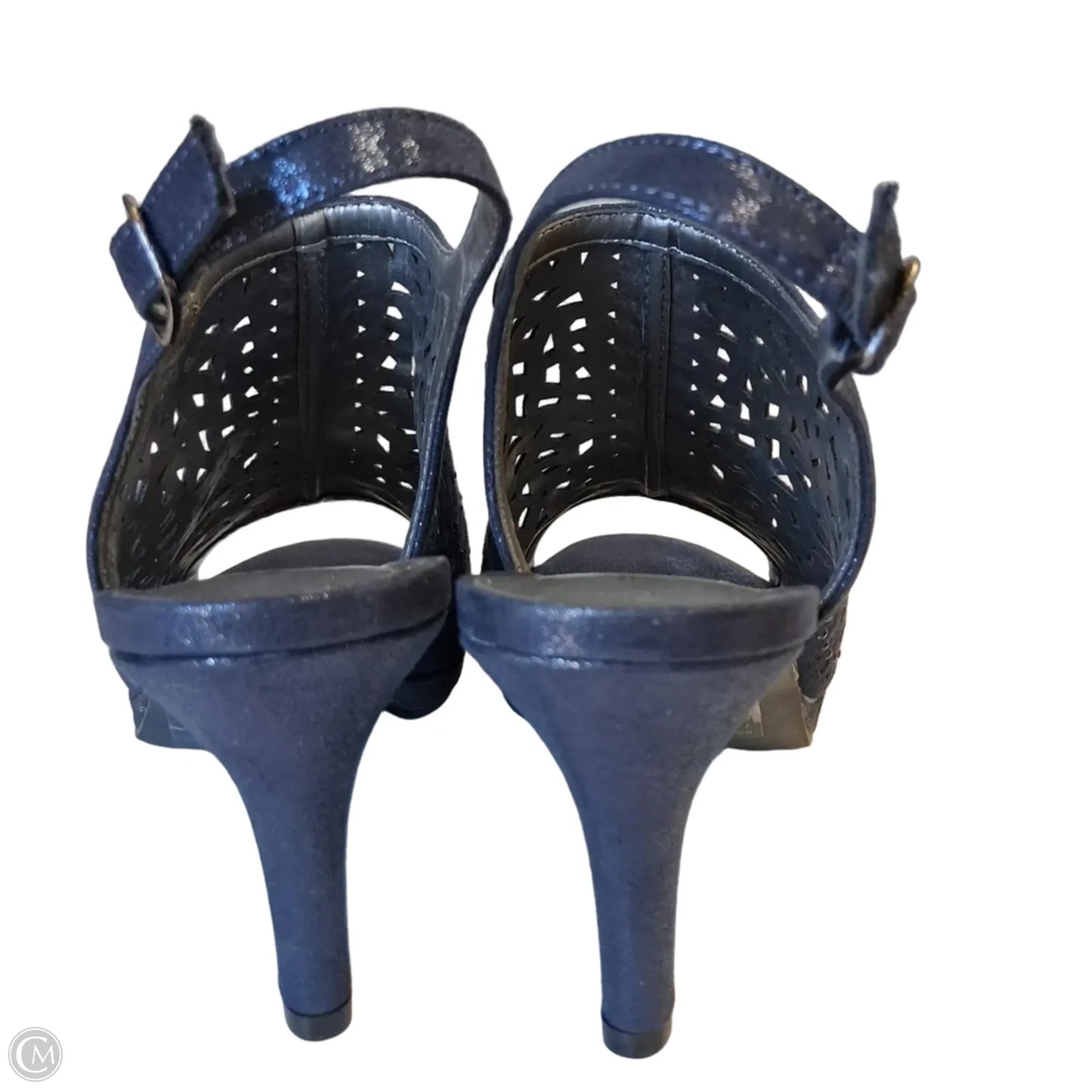 Shoes Heels Stiletto By Karen Scott In Navy, Size: 7