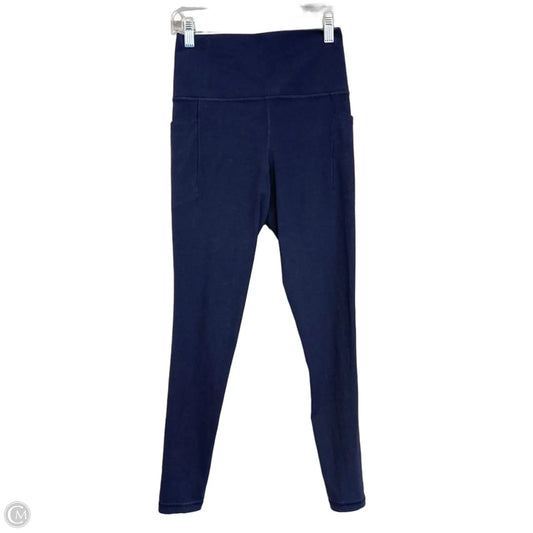 Athletic Leggings By Athleta In Navy, Size: Xs