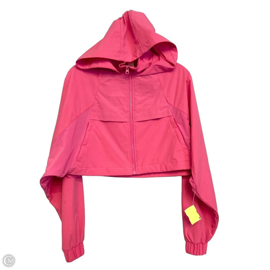 Athletic Jacket By Alo In Pink, Size: Xs