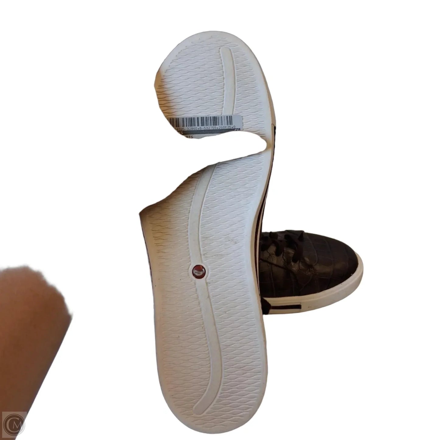 Shoes Flats By Clarks In Brown, Size: 10