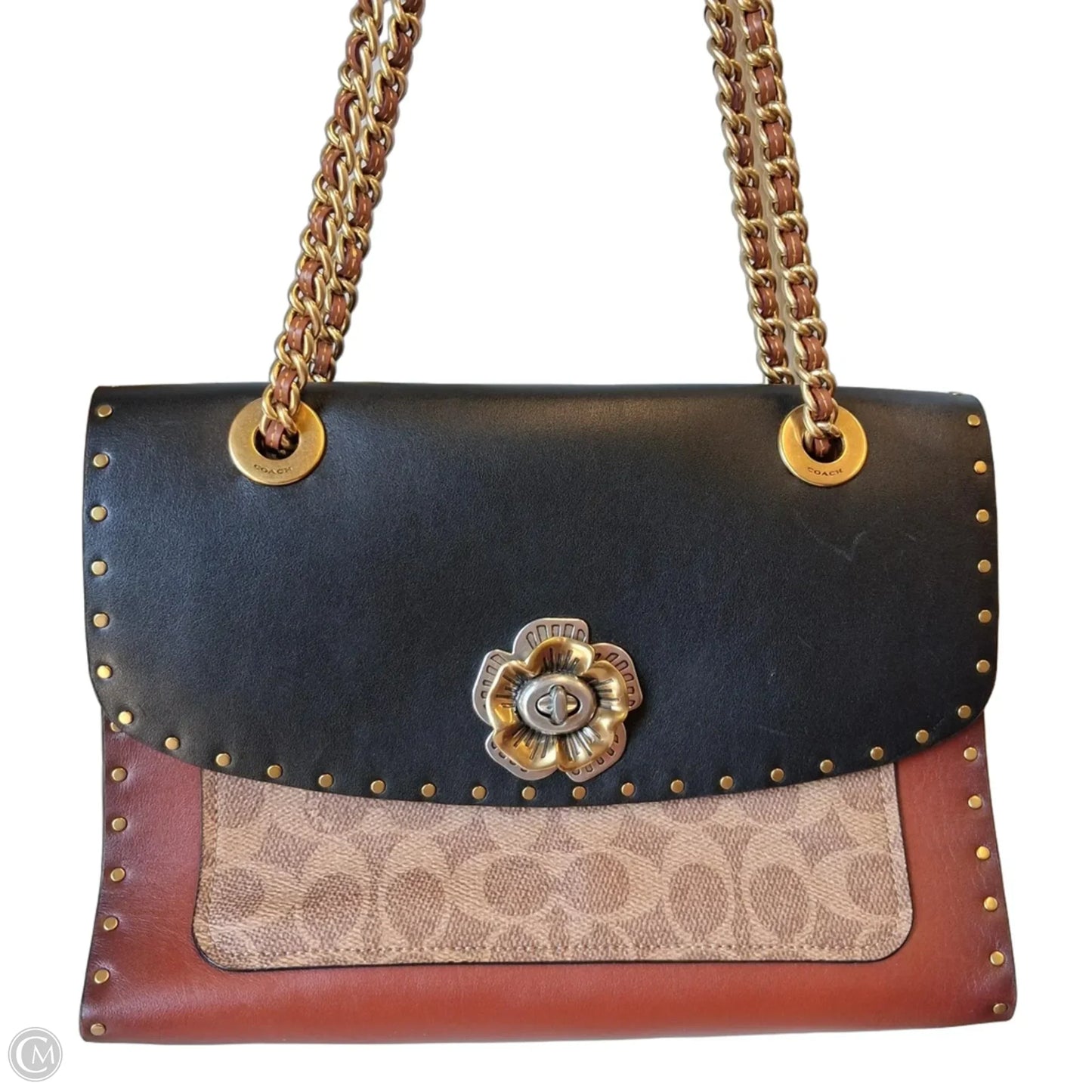 Crossbody Designer By Coach, Size: Medium