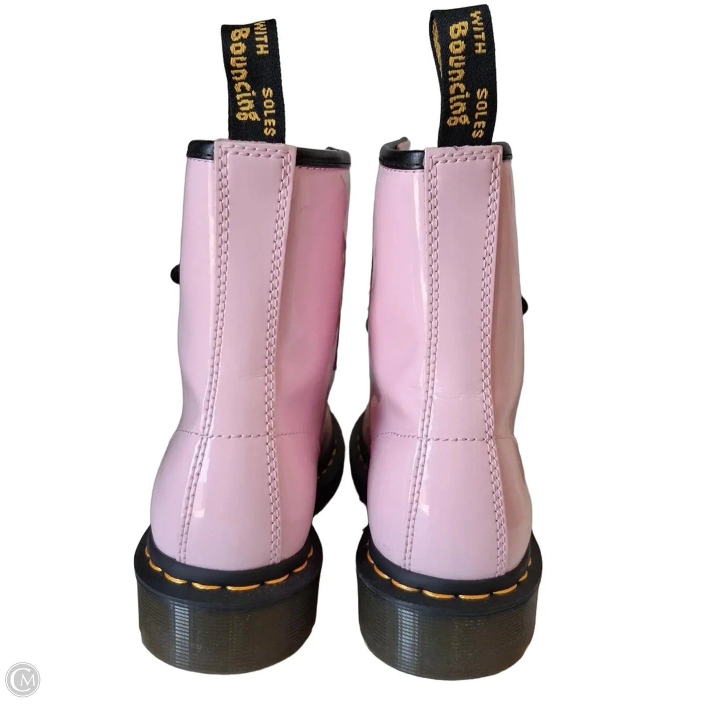 Boots Ankle Flats By Dr Martens In Pink, Size: 7