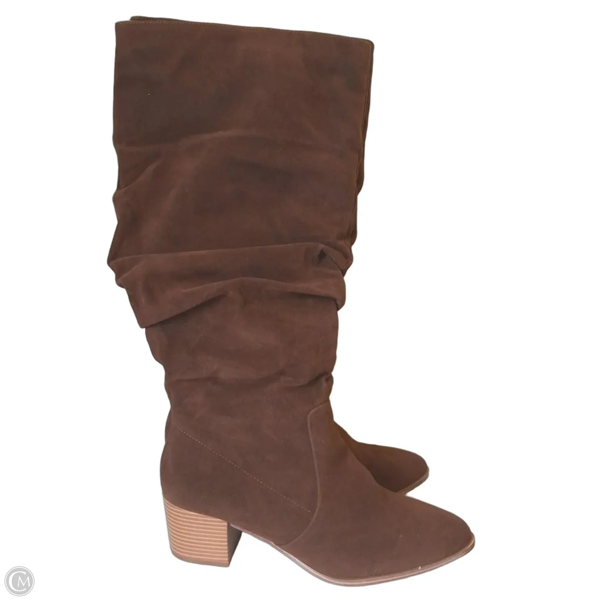 Boots Knee Heels By Amazon Essentials In Brown, Size: 10