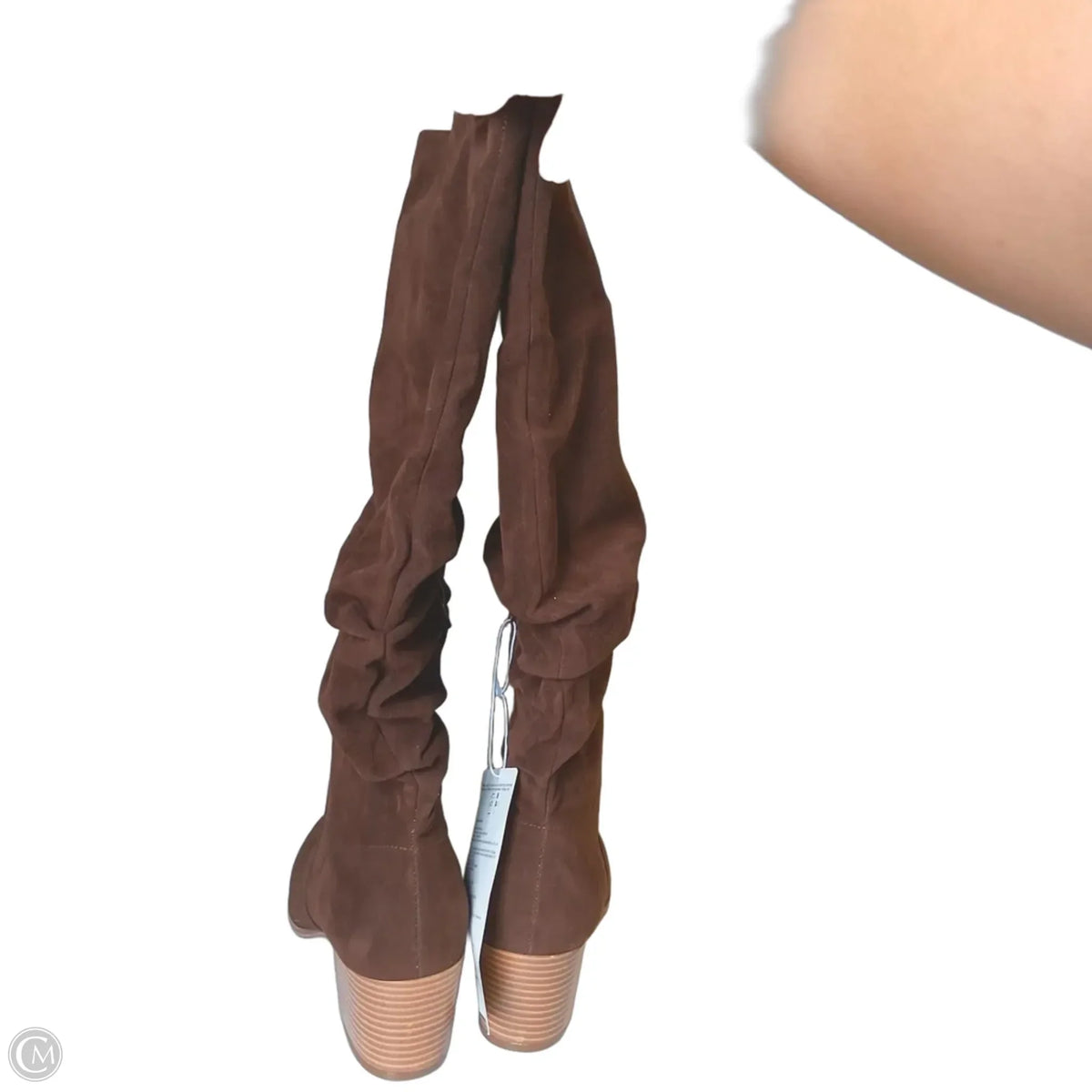 Boots Knee Heels By Amazon Essentials In Brown, Size: 10