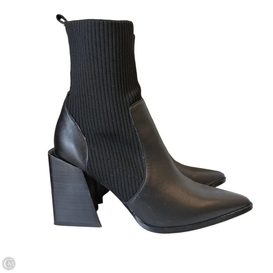 Boots Ankle Heels By Steve Madden In Black, Size: 8