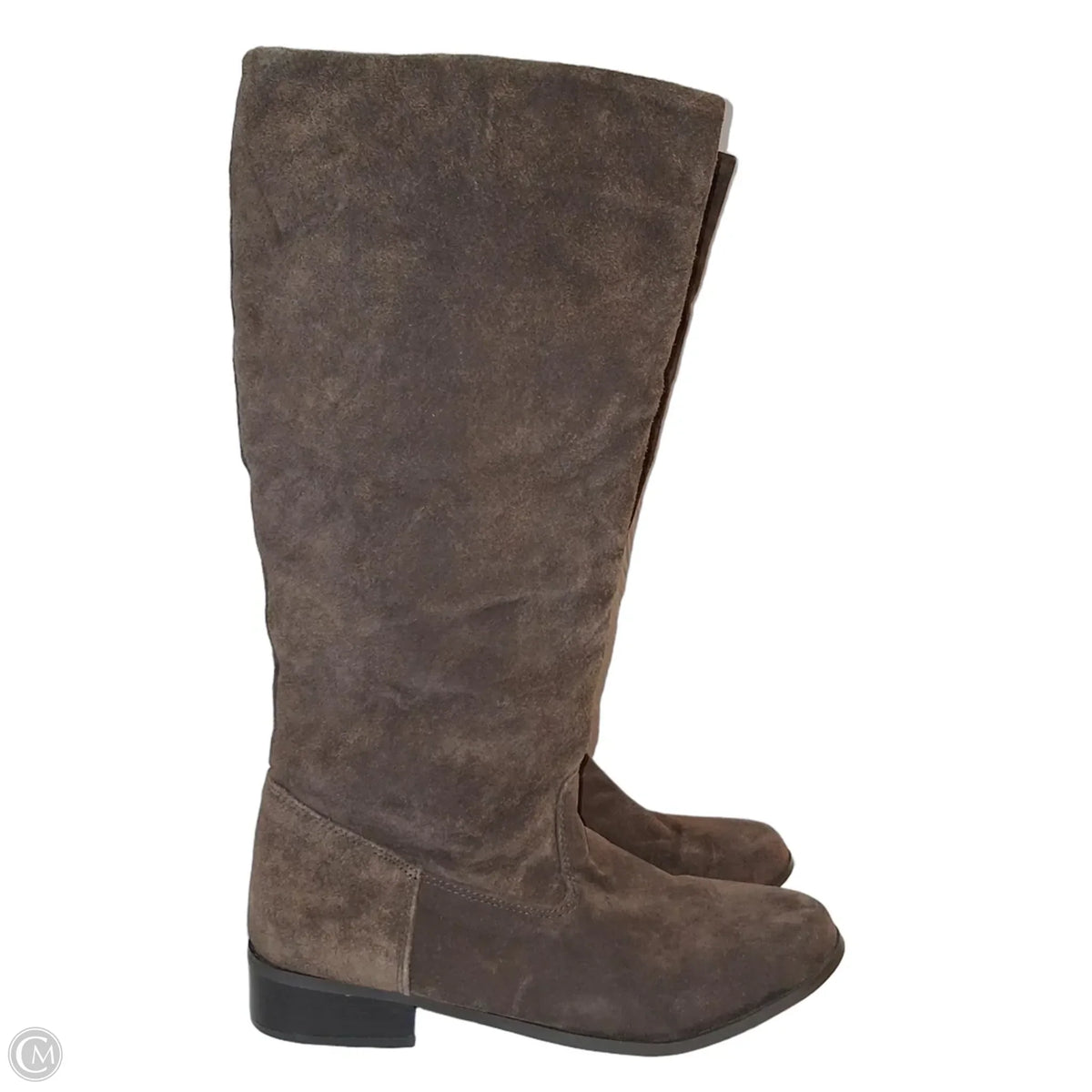 Boots Knee Flats By Classique In Brown, Size: 10