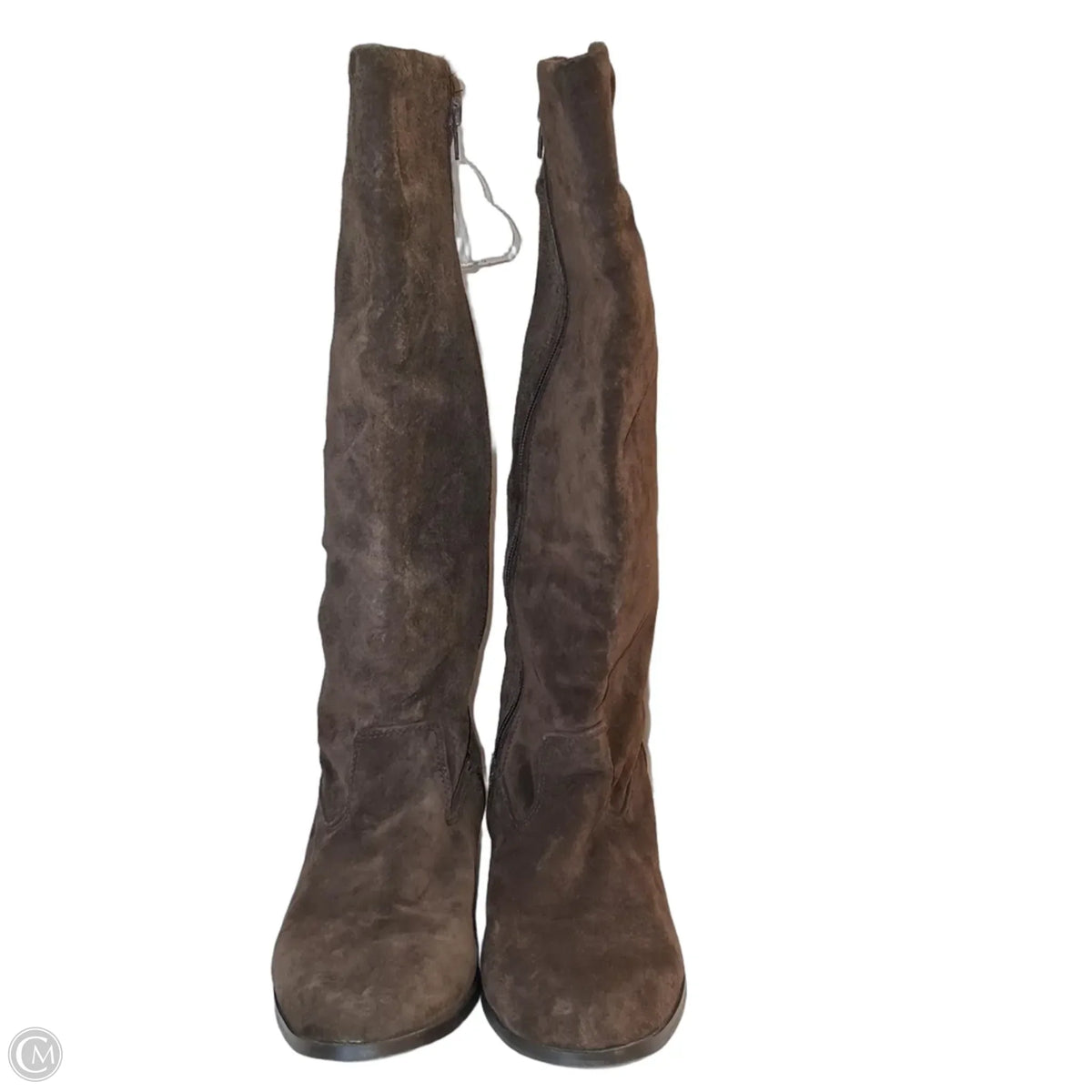 Boots Knee Flats By Classique In Brown, Size: 10