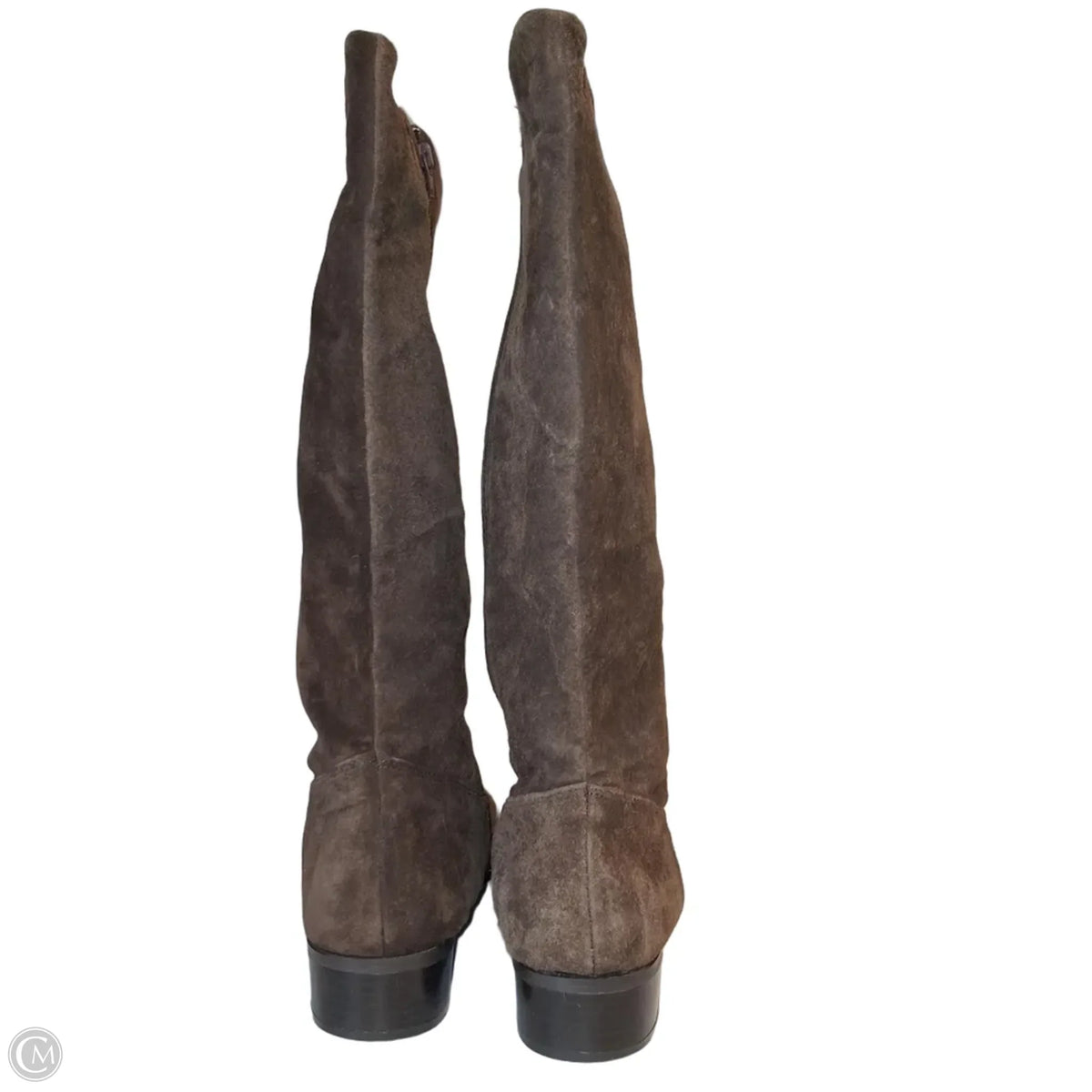 Boots Knee Flats By Classique In Brown, Size: 10