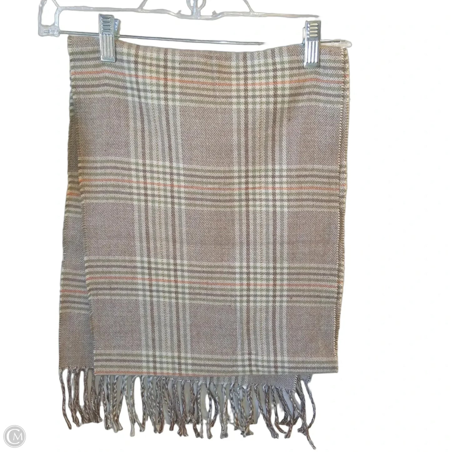 Scarf Winter In Plaid Pattern