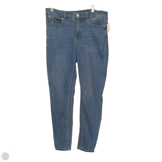 Jeans Skinny By Seven 7 In Blue Denim, Size: 14