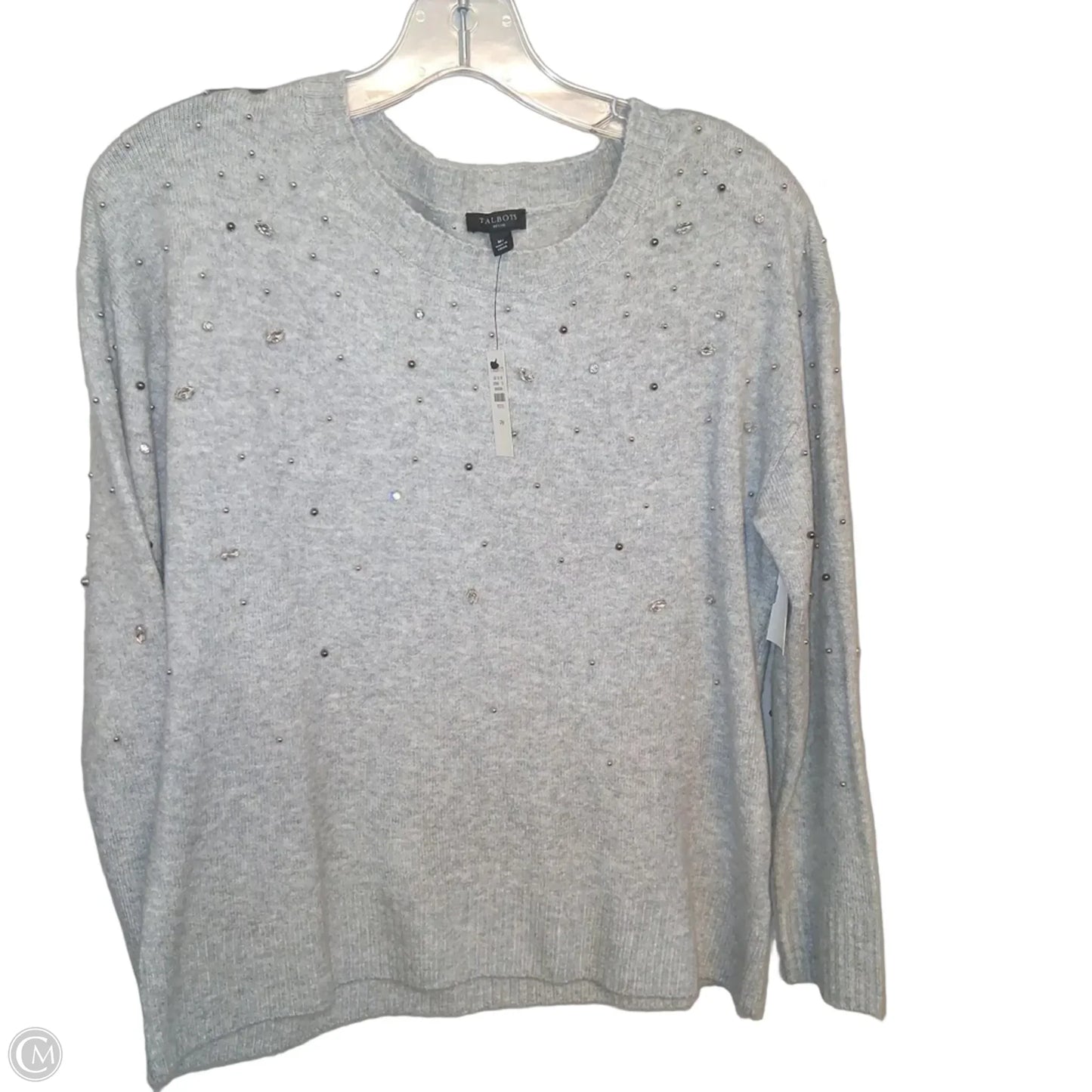 Sweater By Talbots In Grey, Size: Mp