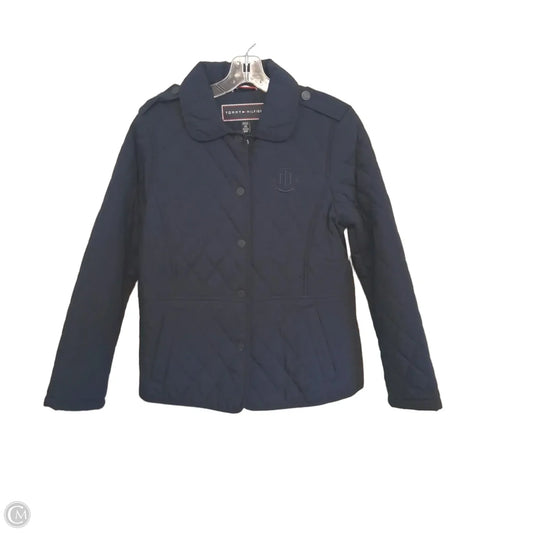 Jacket Puffer & Quilted By Tommy Hilfiger In Navy, Size: Xs