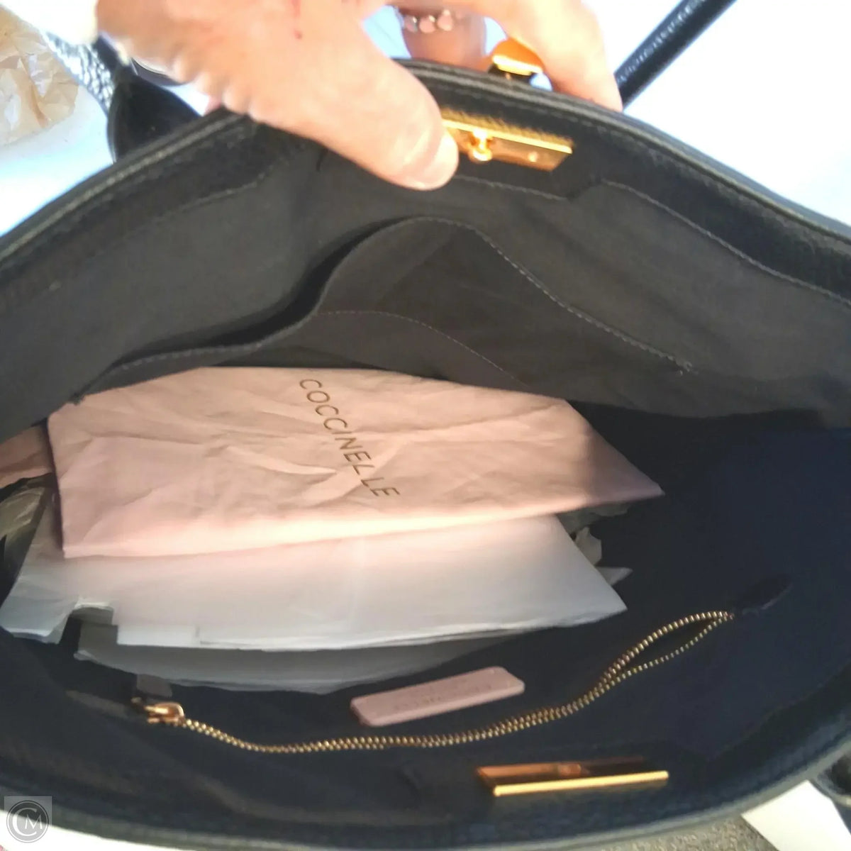 Handbag Leather By Coccinelle Size: Large