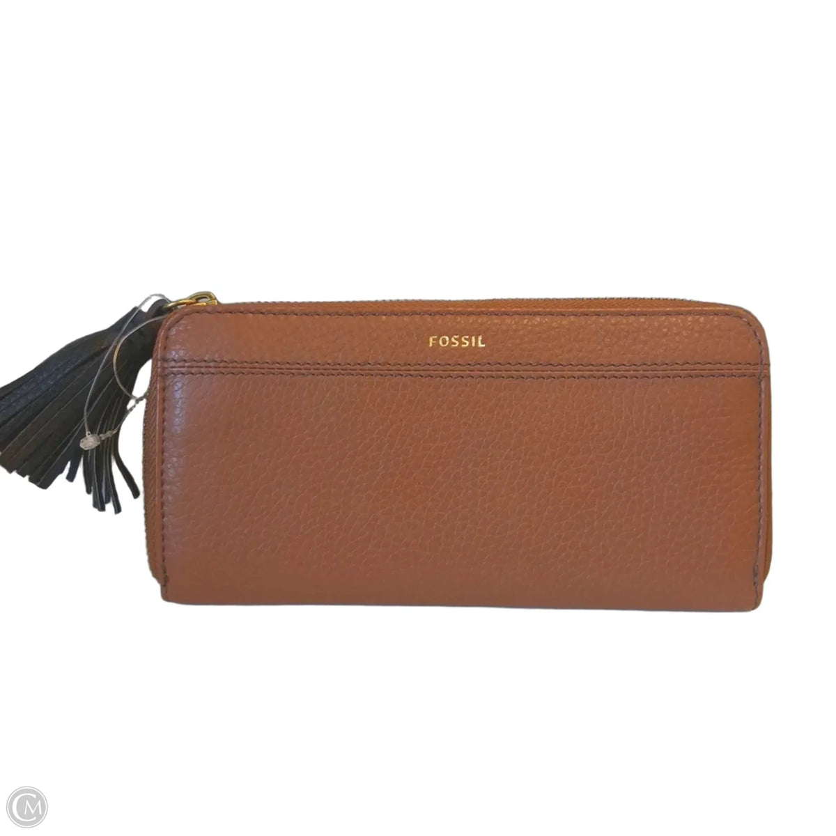 Wallet Leather By Fossil, Size: Medium
