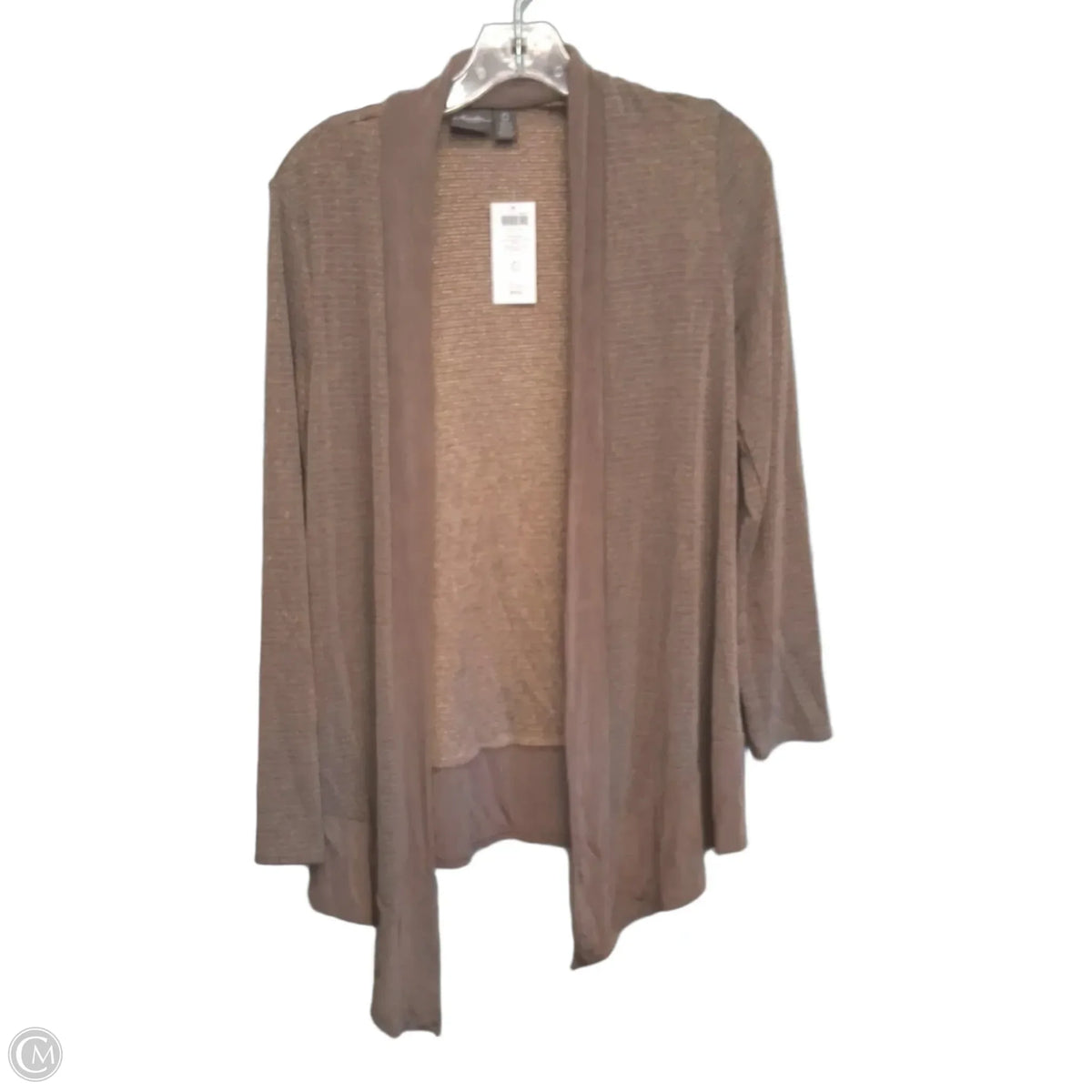 Blazer By Chicos In Taupe, Size: S