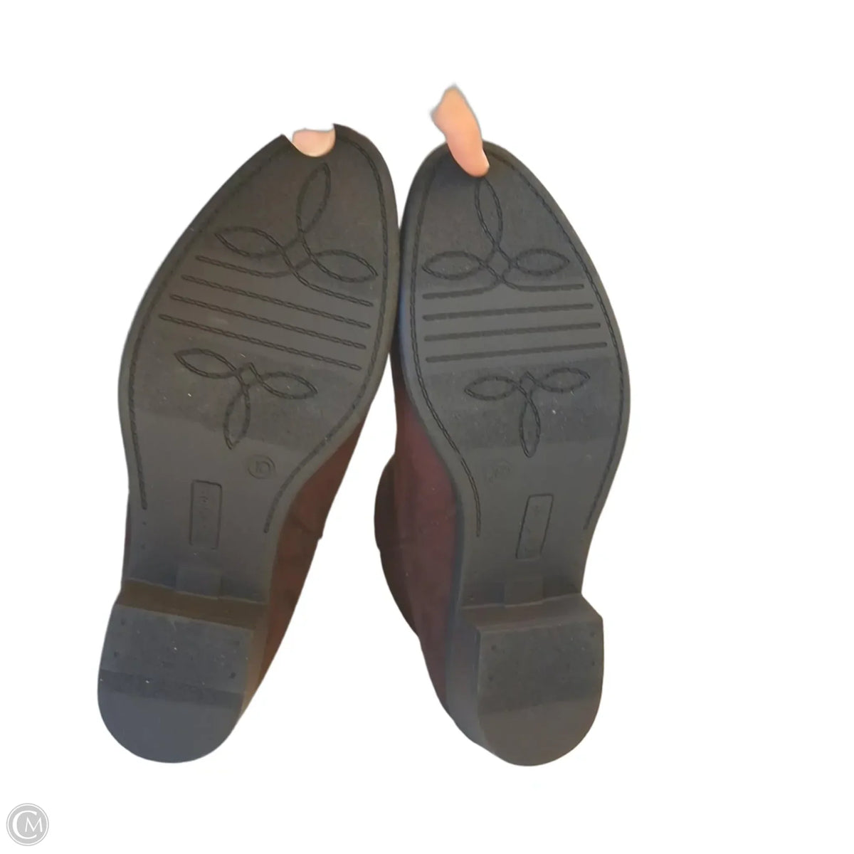 Boots Ankle Heels By Sonoma In Brown, Size: 10