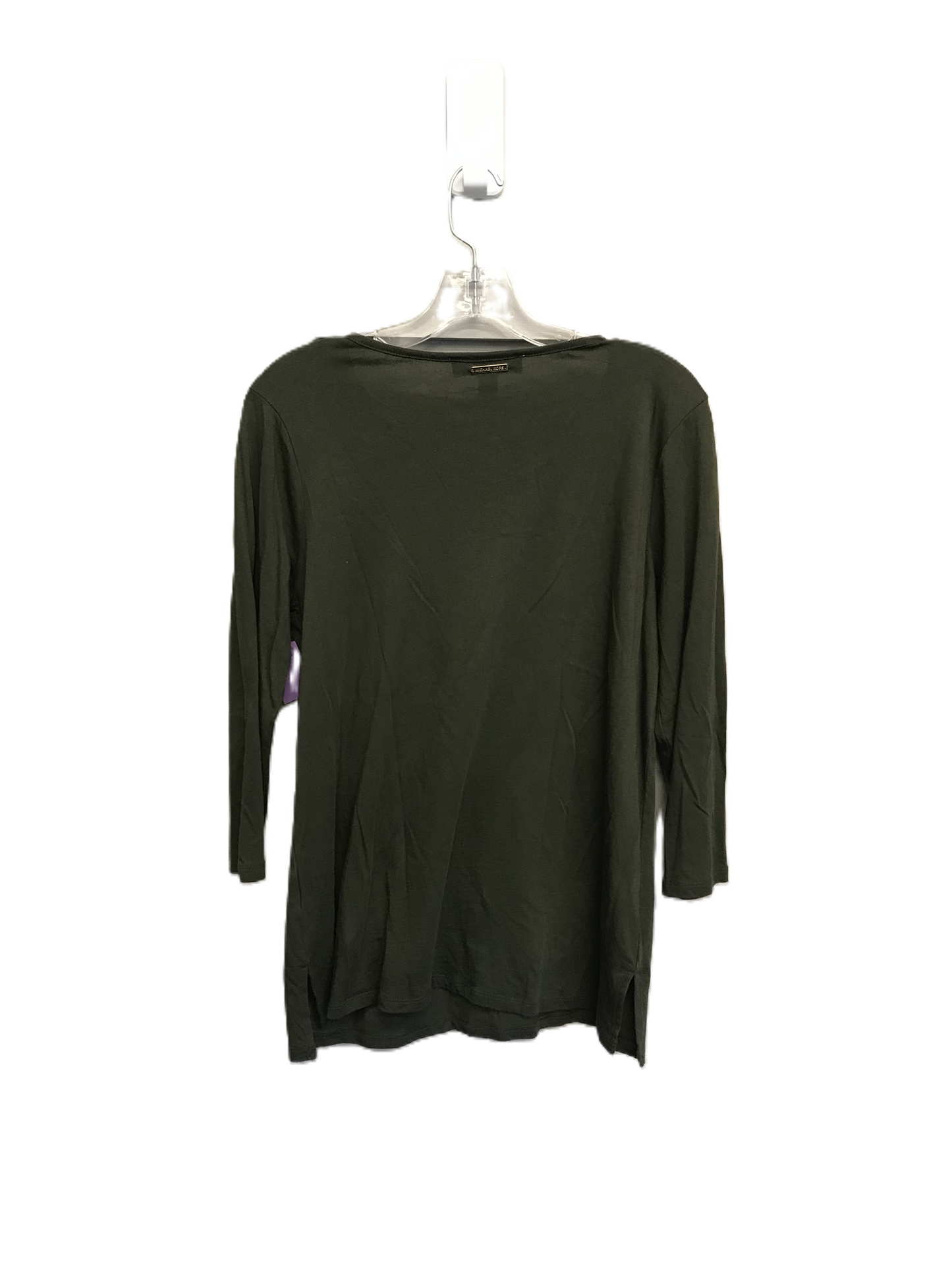 Green Top 3/4 Sleeve By Michael By Michael Kors, Size: M