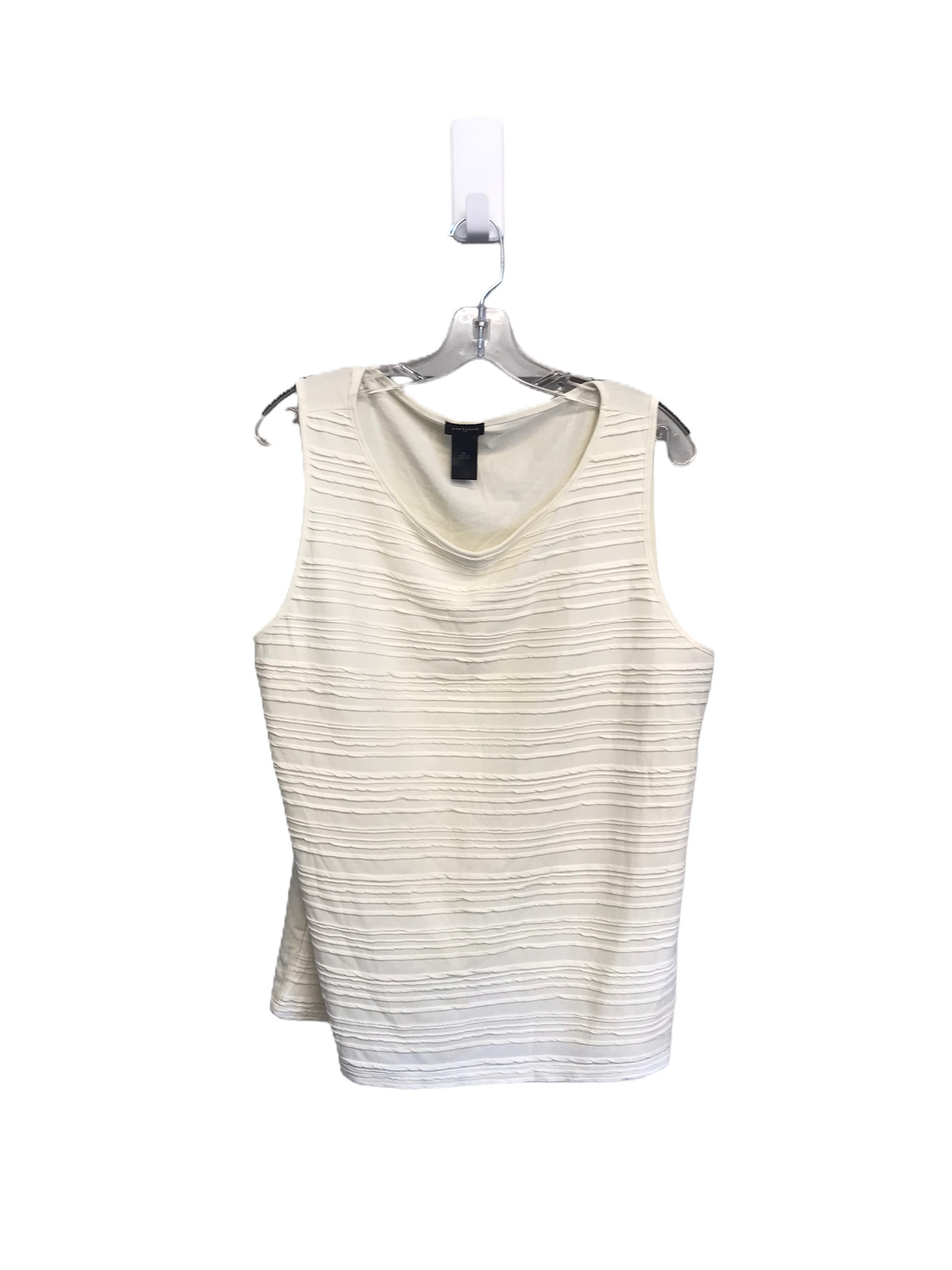 Ivory Top Sleeveless Basic By Ann Taylor, Size: Xl