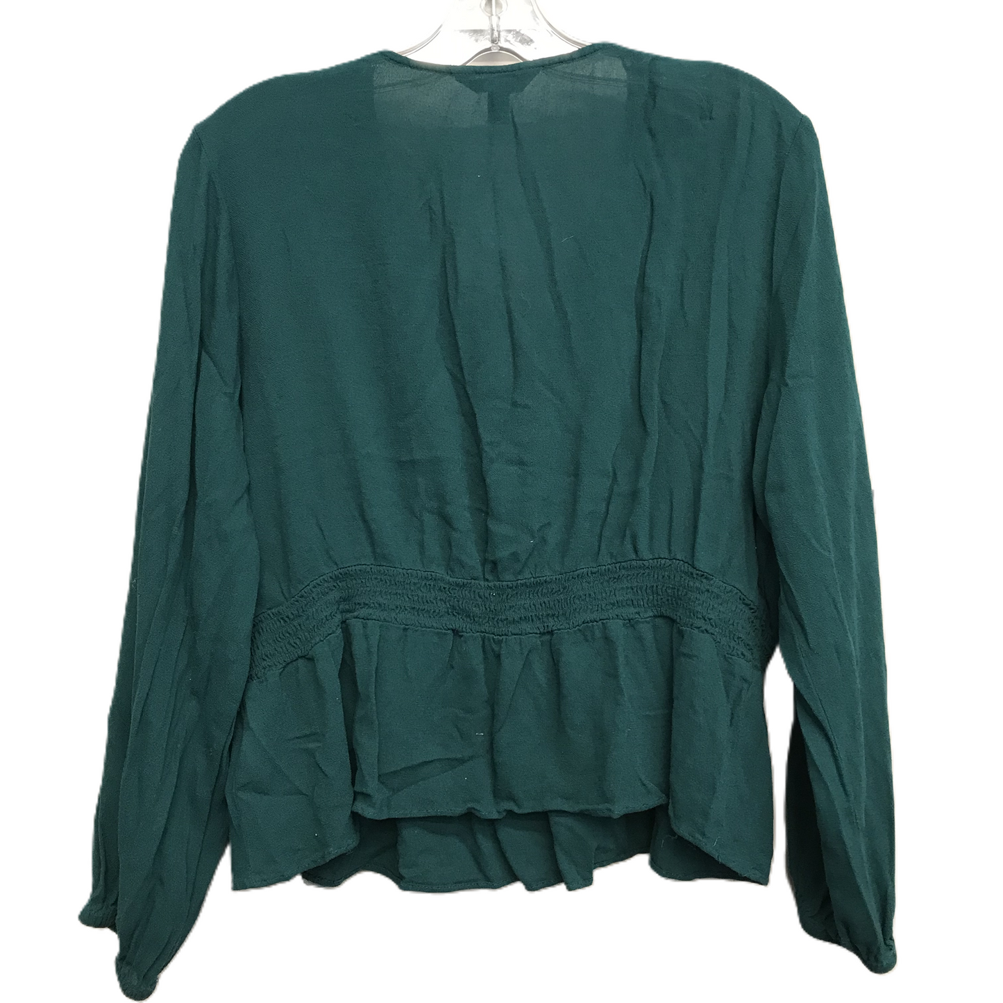 Top Long Sleeve By Express In Green, Size: L