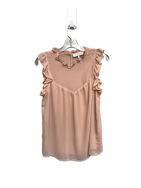 Pink Top Sleeveless By Wayf, Size: M