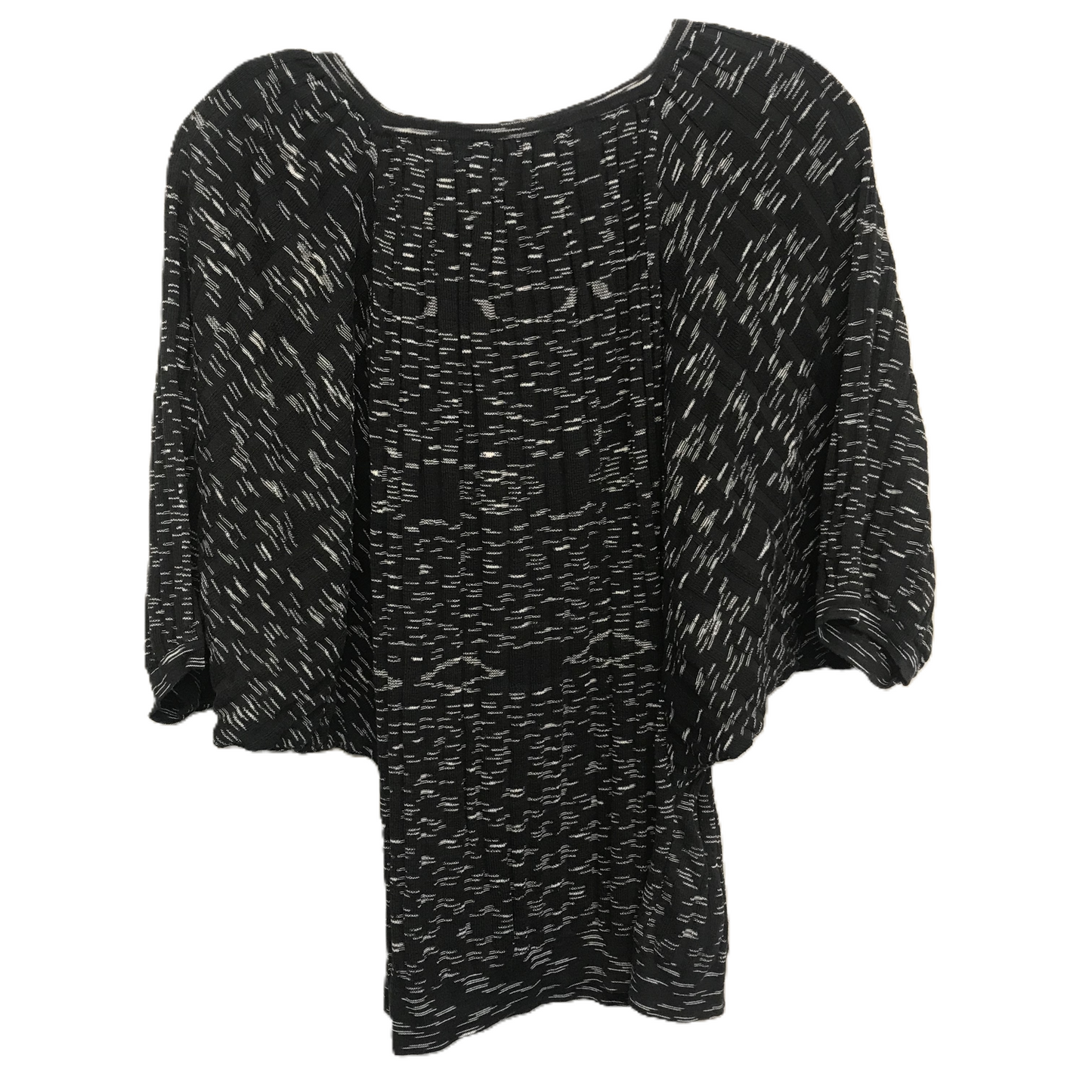Black & White Top Short Sleeve By Bcbgmaxazria, Size: Xs