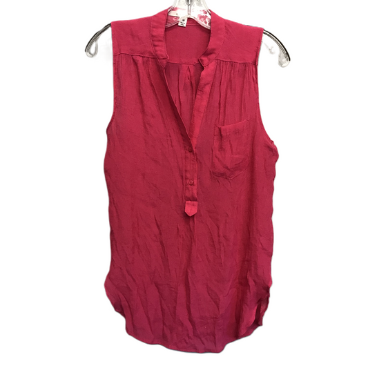 Pink Top Sleeveless By Miami, Size: M