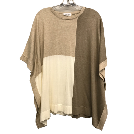 Sweater By Calvin Klein In Tan, Size: S