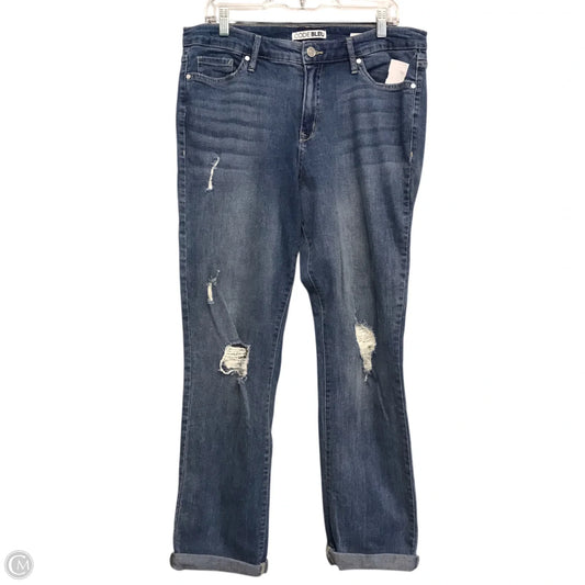 Jeans Boot Cut By Code Blue In Blue Denim, Size: 14