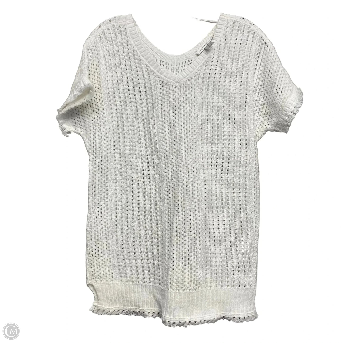 Top Short Sleeve Basic By Christopher And Banks In White, Size: S